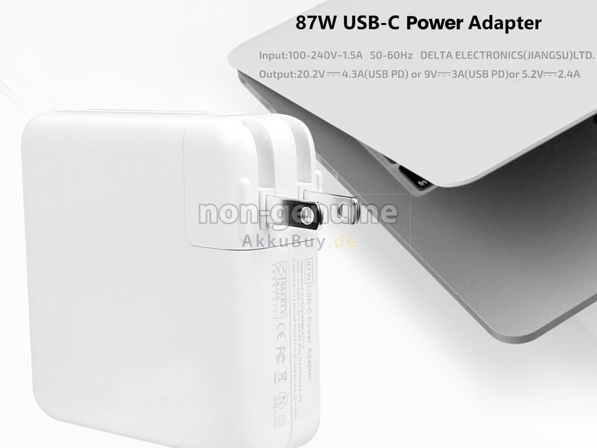 Netzteil für Apple 87W 20.2V-4.3A USB-C