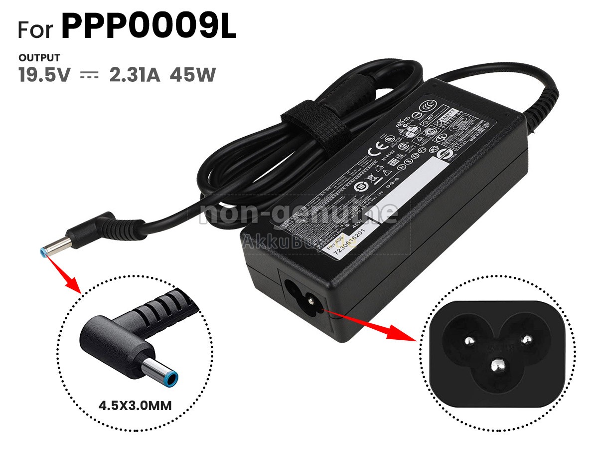 Netzteil für HP 45W 19.5V-2.31A 100-240V~1.6A 50/60HZ