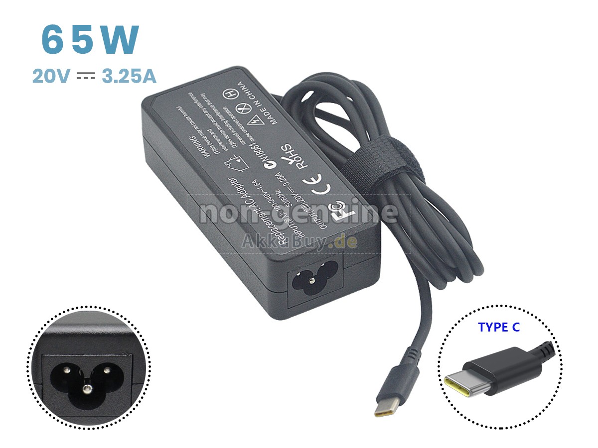 Netzteil für Lenovo 20V 3.25A 65W USB