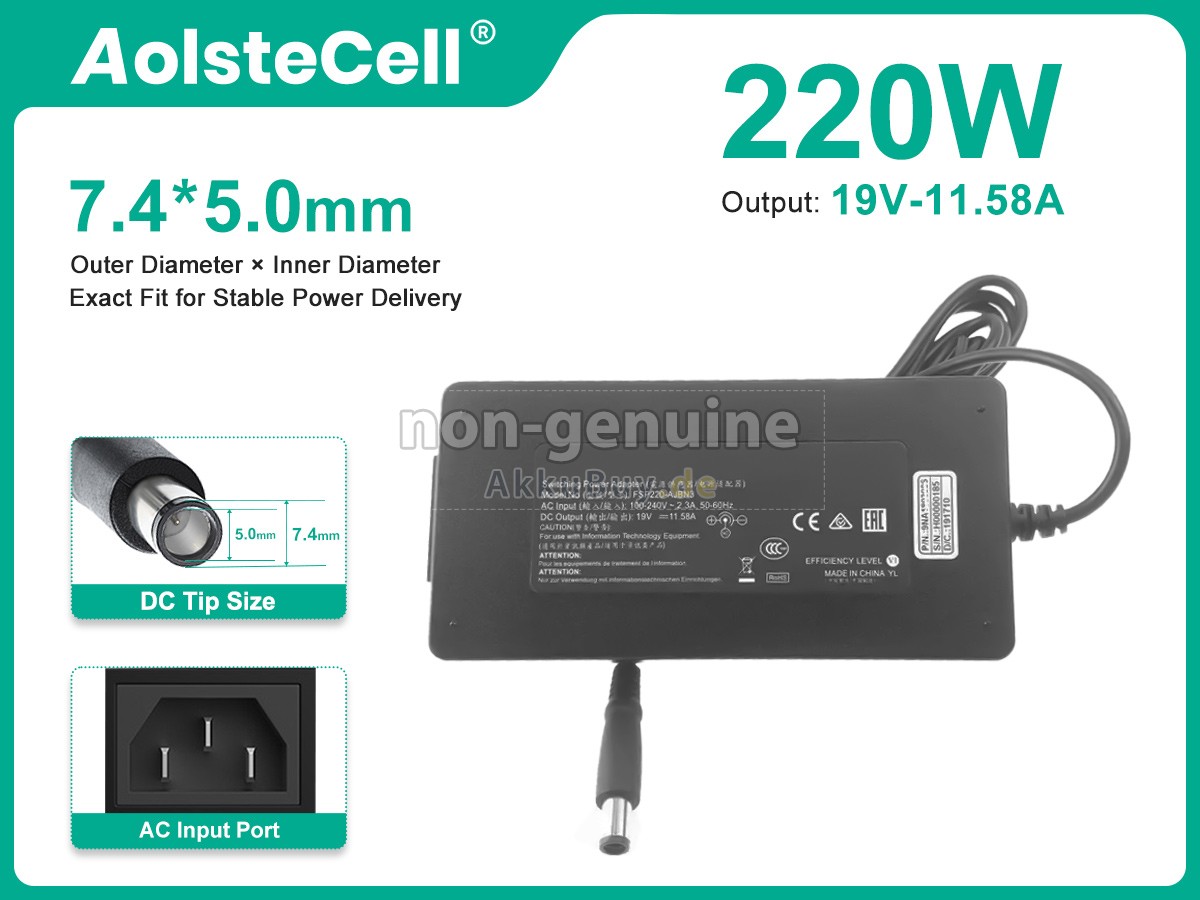 Netzteil für XGIMI 220W 19V 11.58A 7.4*5.0MM