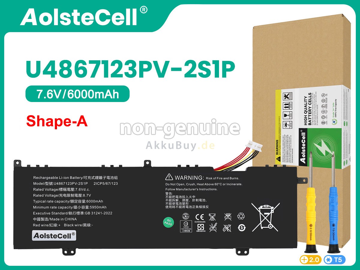 Acer 4964121-2S1P Ersatzakku