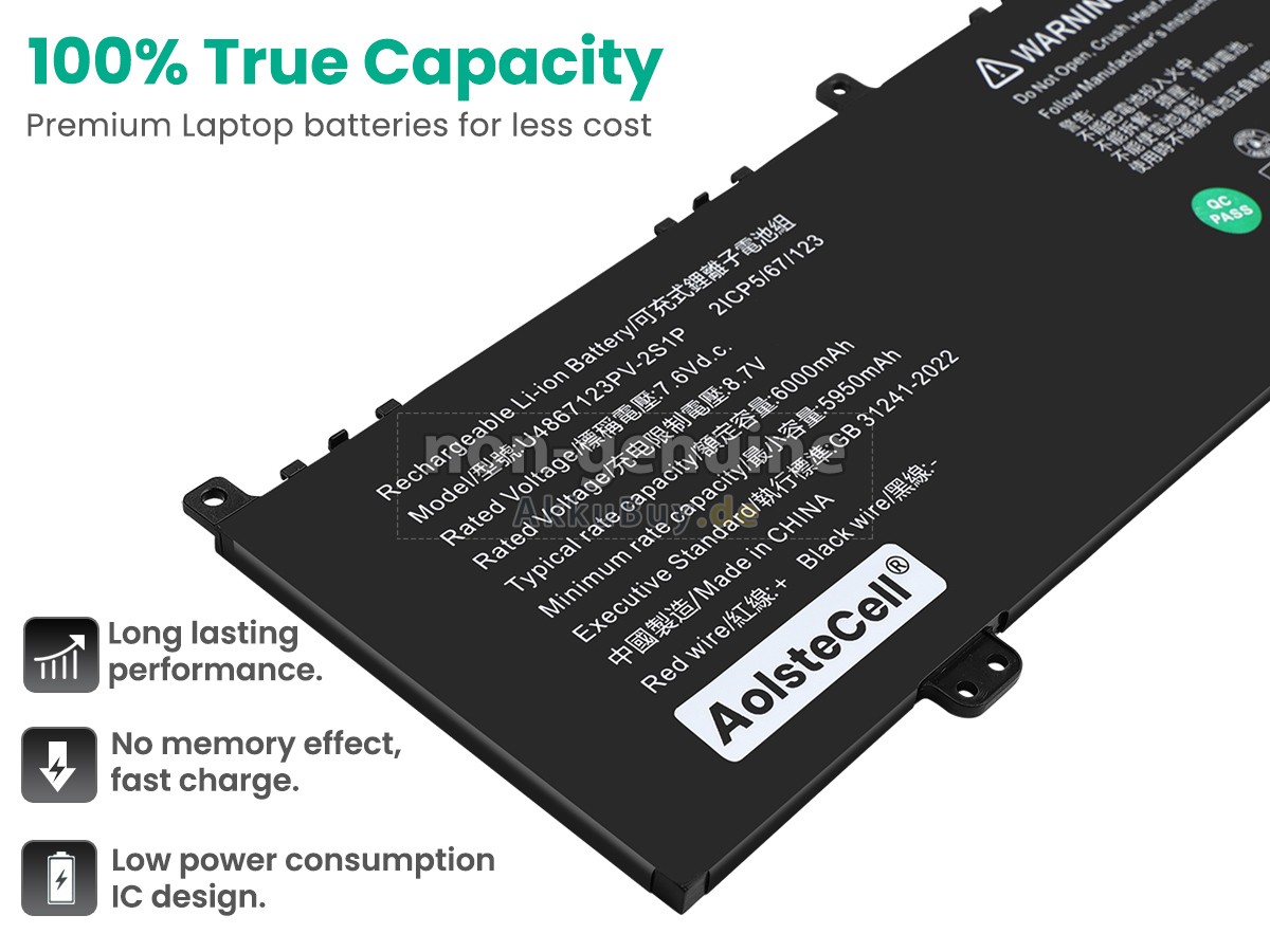 Acer 4964121-2S1P Ersatzakku