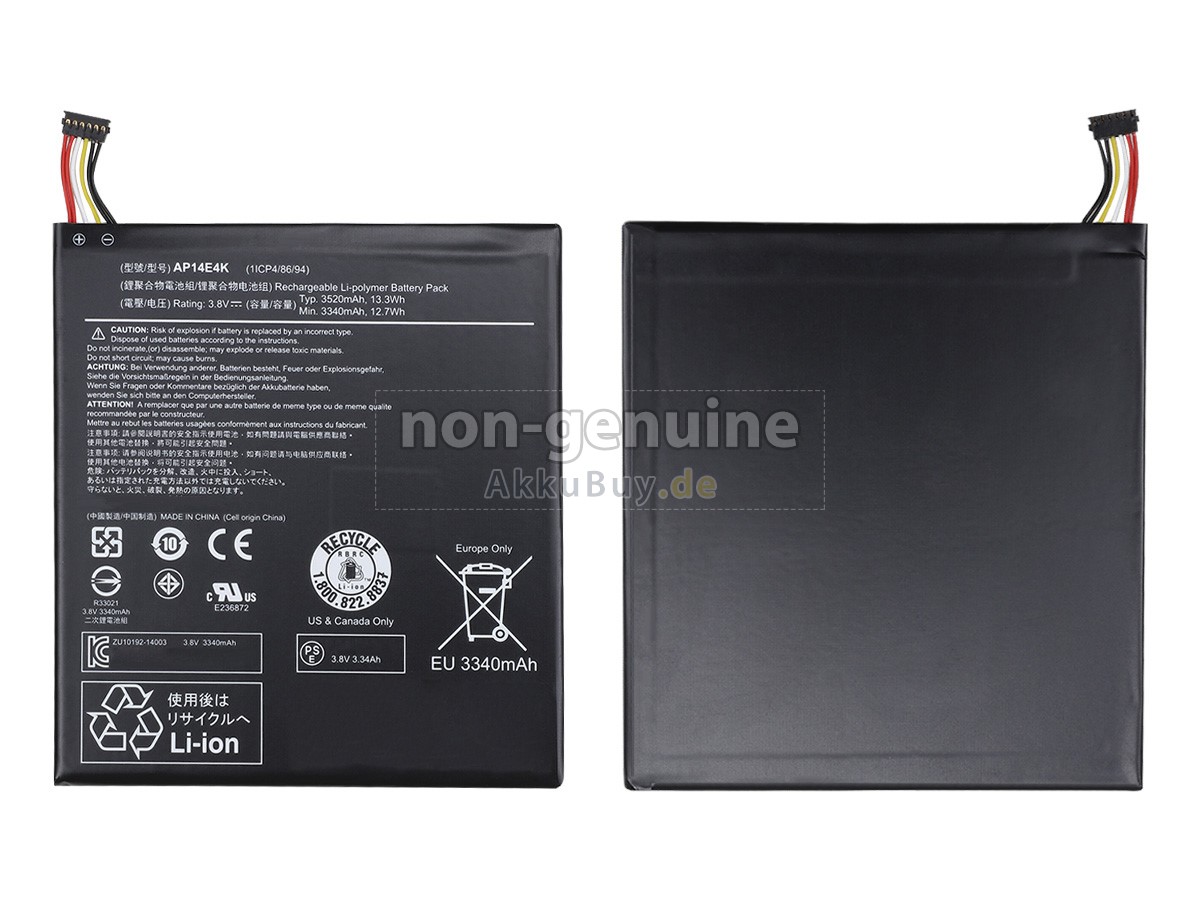 Acer Iconia One 7 B1-750(NT.L85EE.006) Ersatzakku