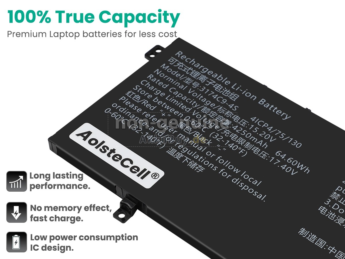 AolsteCell 3174C9-4S Ersatzakku