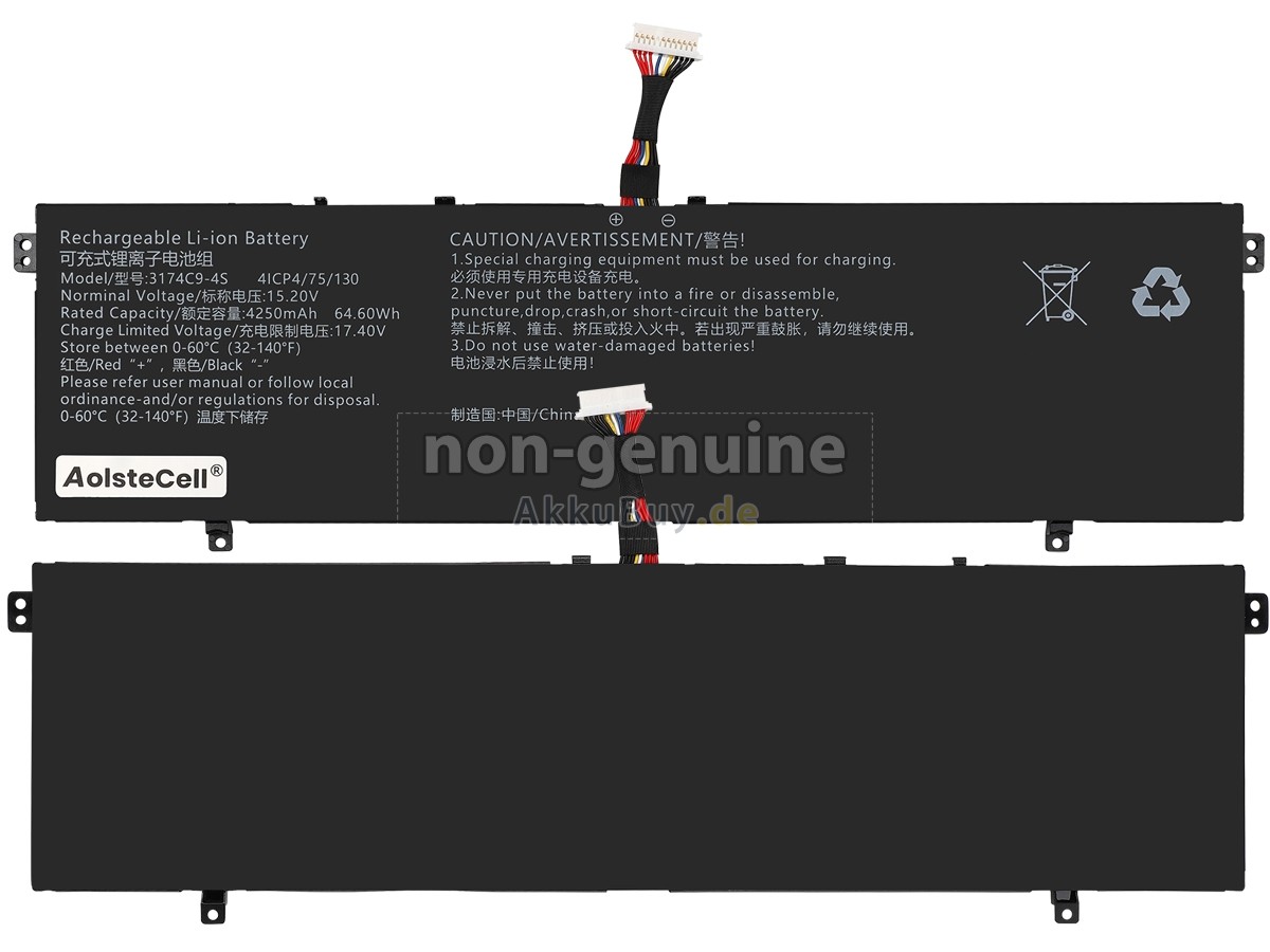 AolsteCell 3174C9-4S Ersatzakku