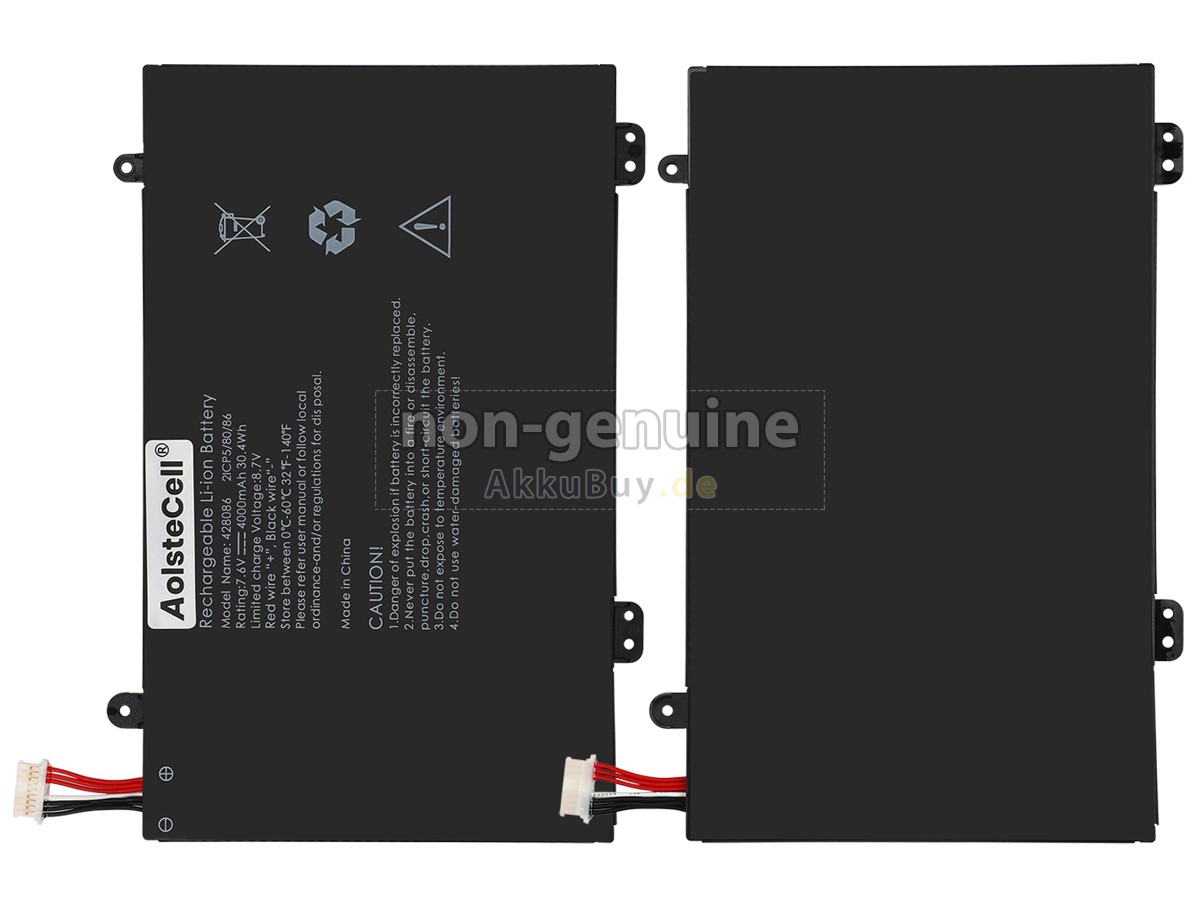 AolsteCell 428086 Ersatzakku