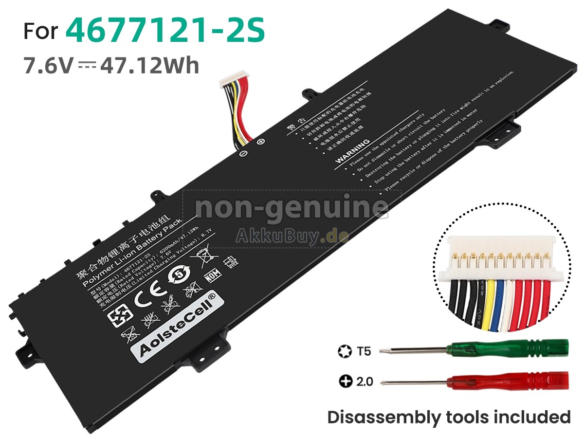 AolsteCell 4677121-2S Ersatzakku