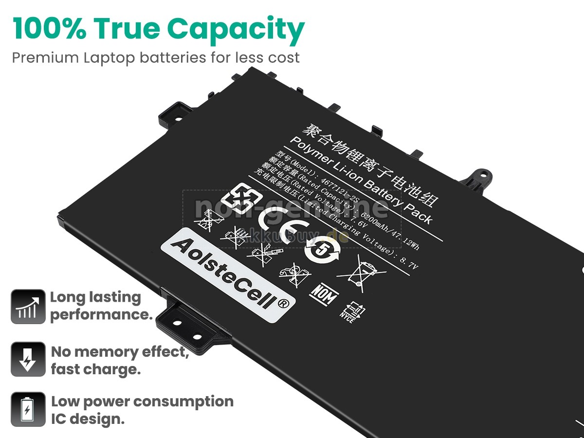 AolsteCell 4677121-2S Ersatzakku