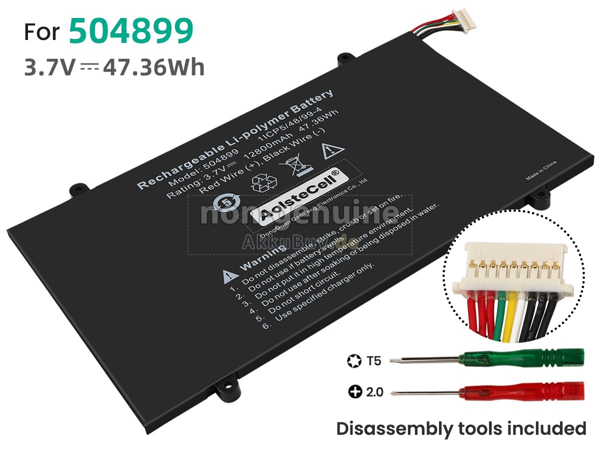 AolsteCell 504899 Ersatzakku