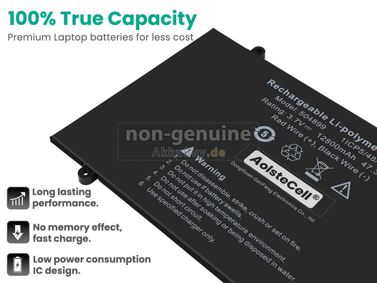 AolsteCell 504899 Ersatzakku
