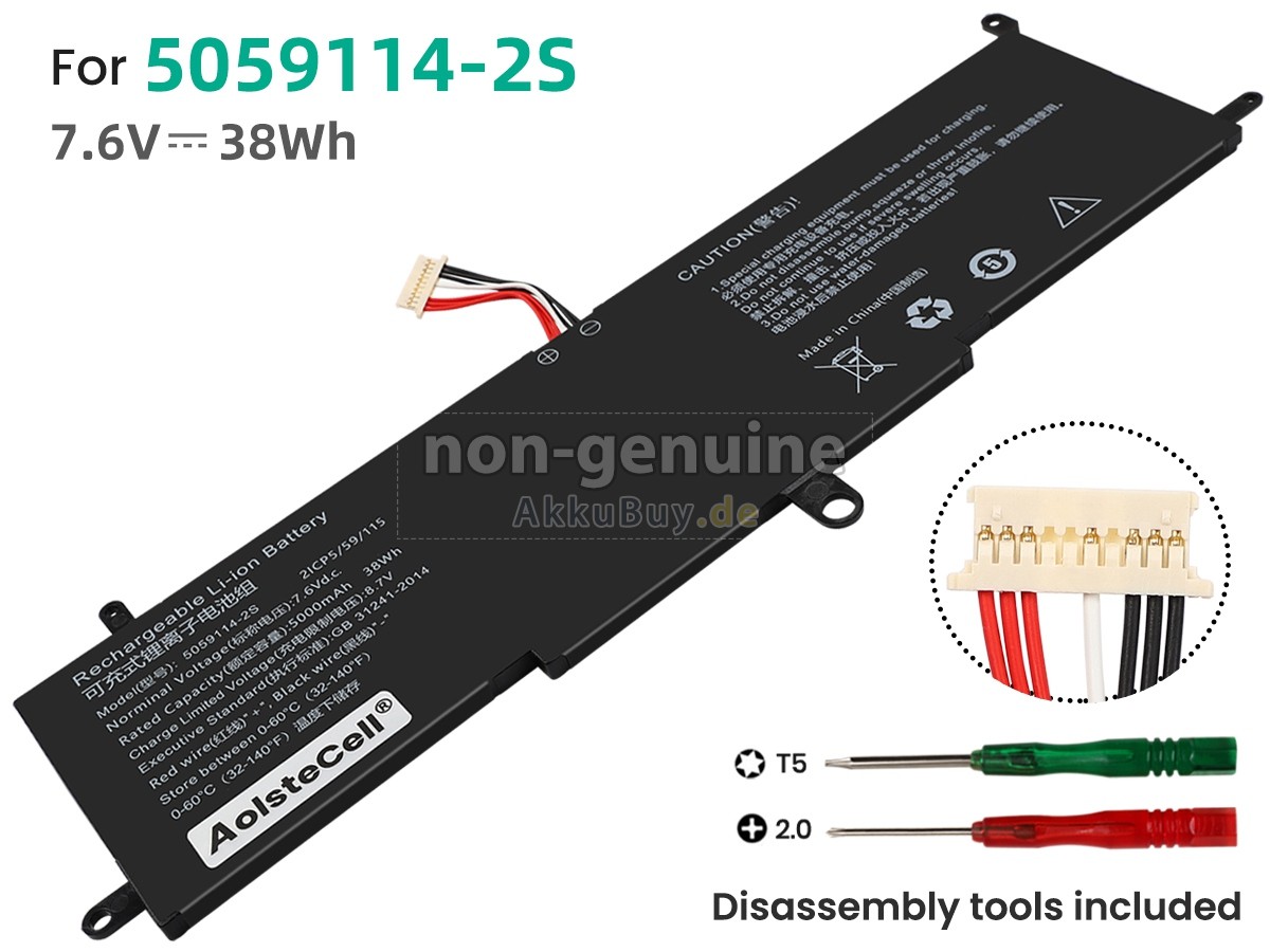 AolsteCell 5059114-2S Ersatzakku