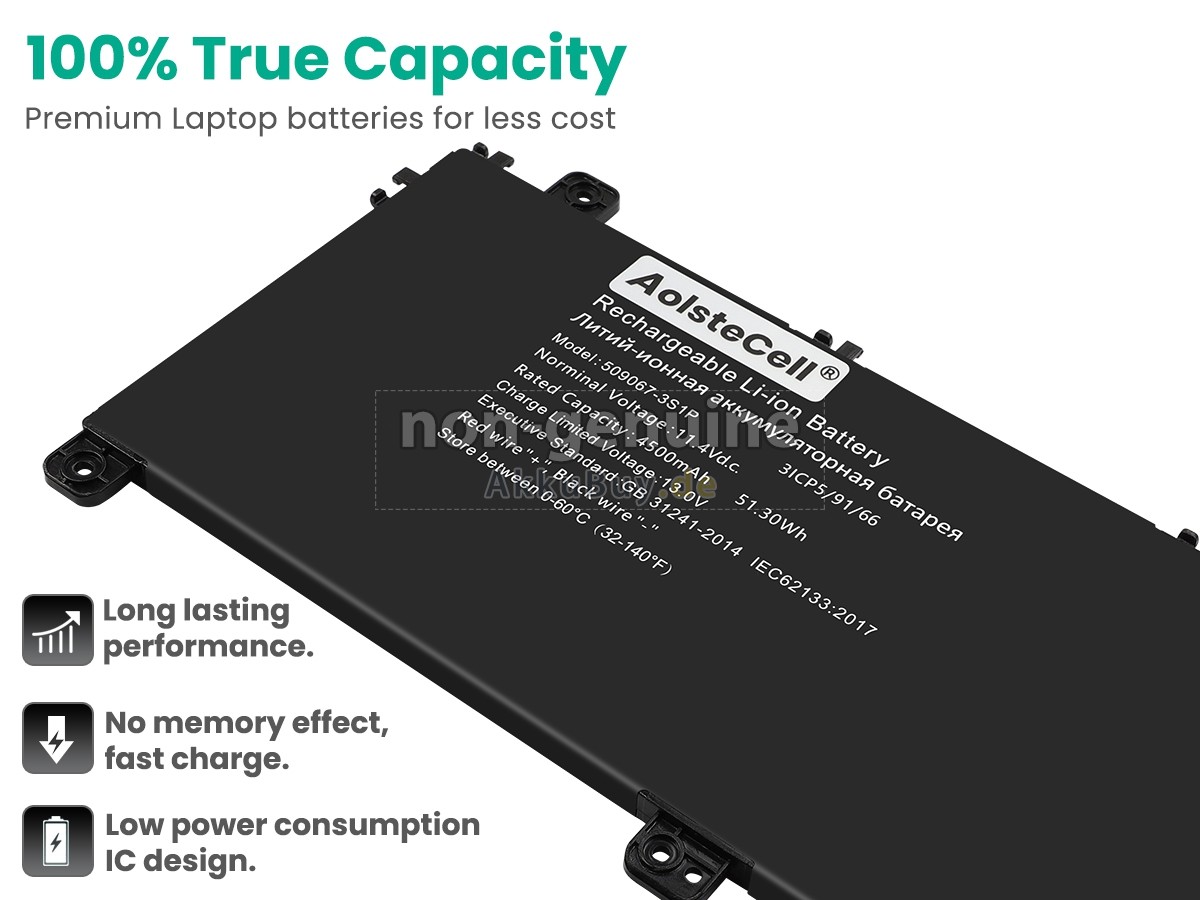 AolsteCell 509067-3S1P Ersatzakku