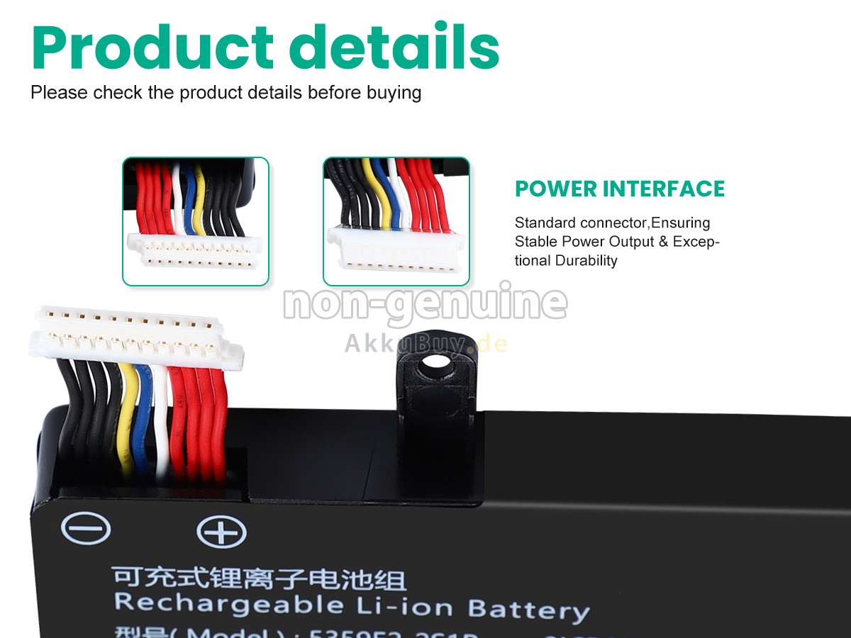 AolsteCell 5359E2-2S1P Ersatzakku