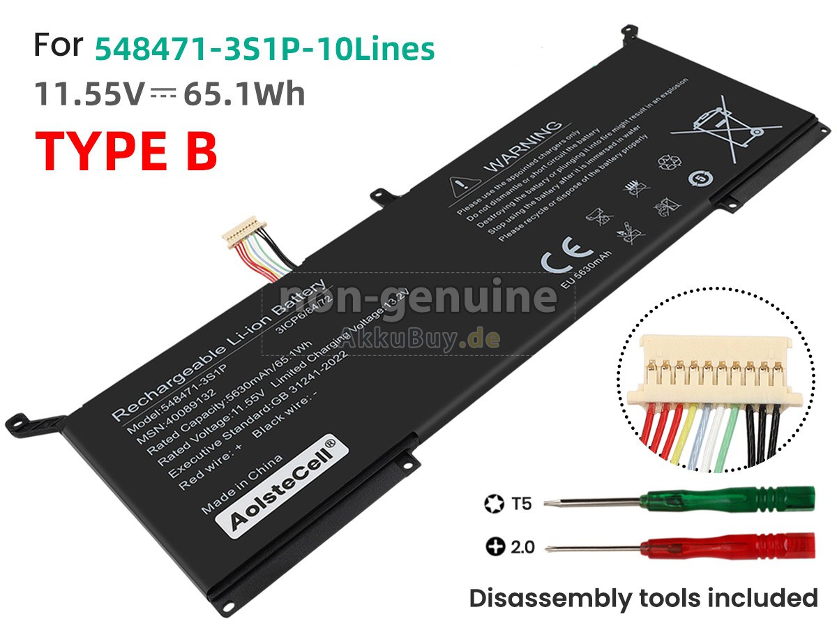 AolsteCell GFFD326 Ersatzakku
