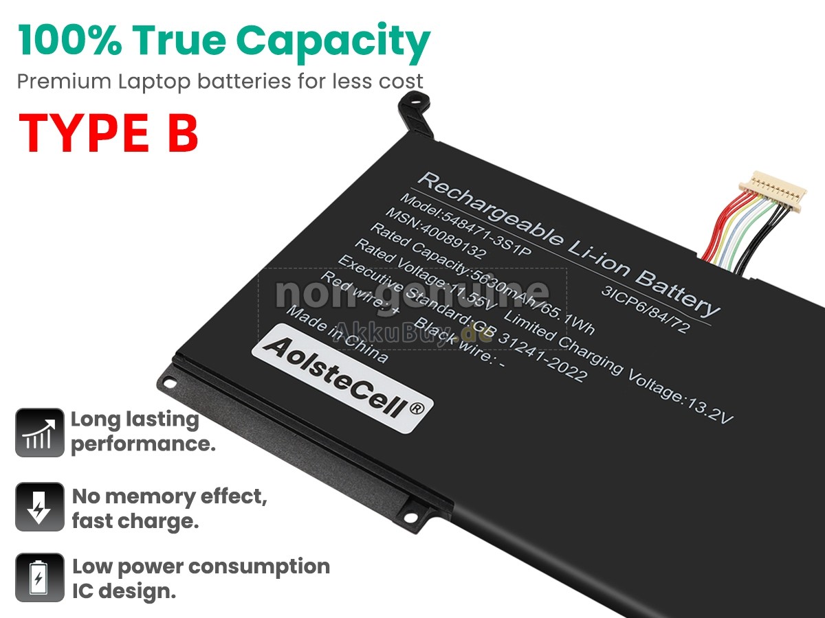 AolsteCell GFFD326 Ersatzakku