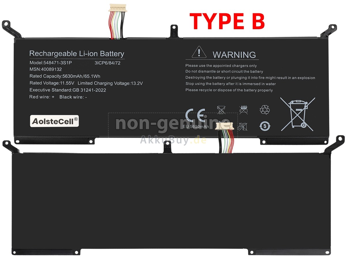 AolsteCell GFFD326 Ersatzakku