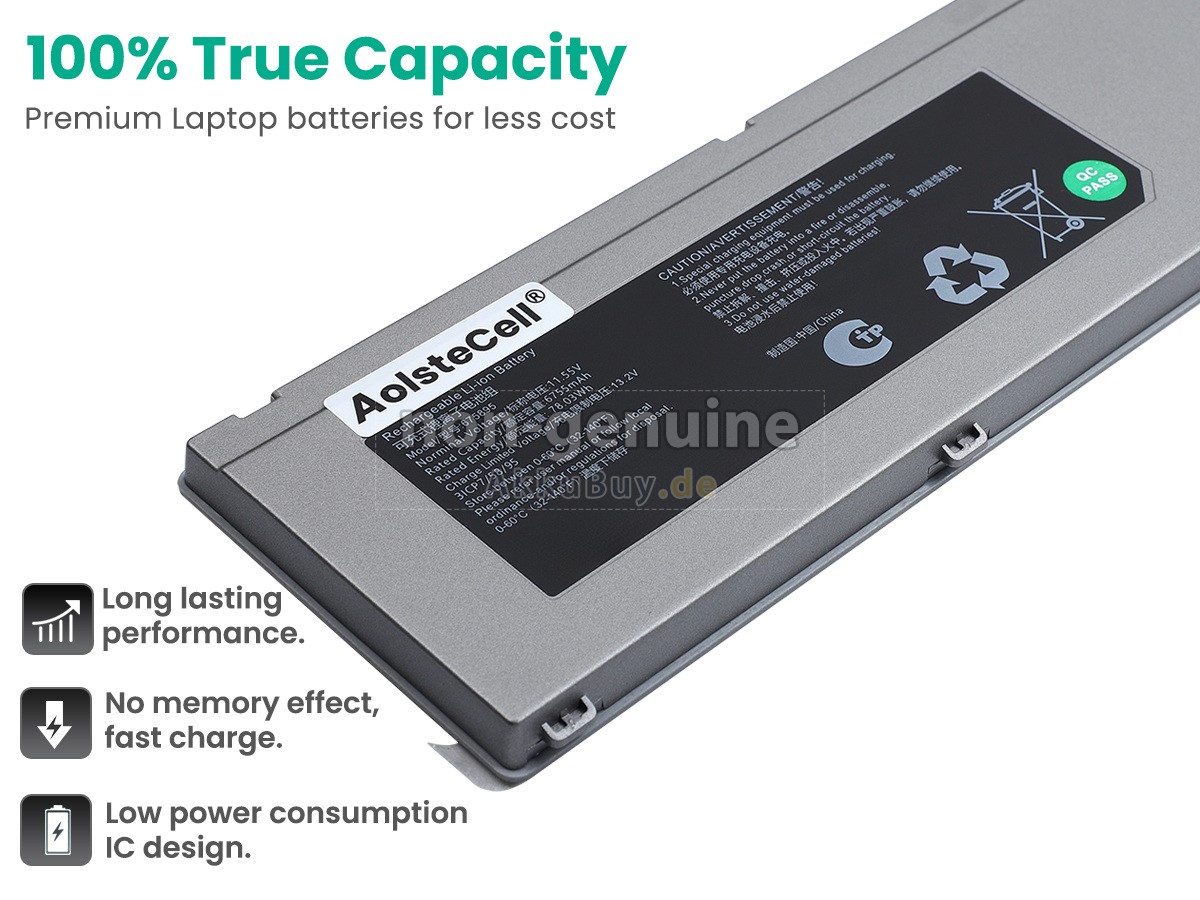 AolsteCell 675895 Ersatzakku