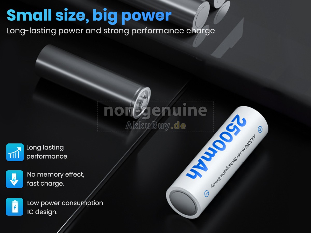 AolsteCell R6 Ersatzakku