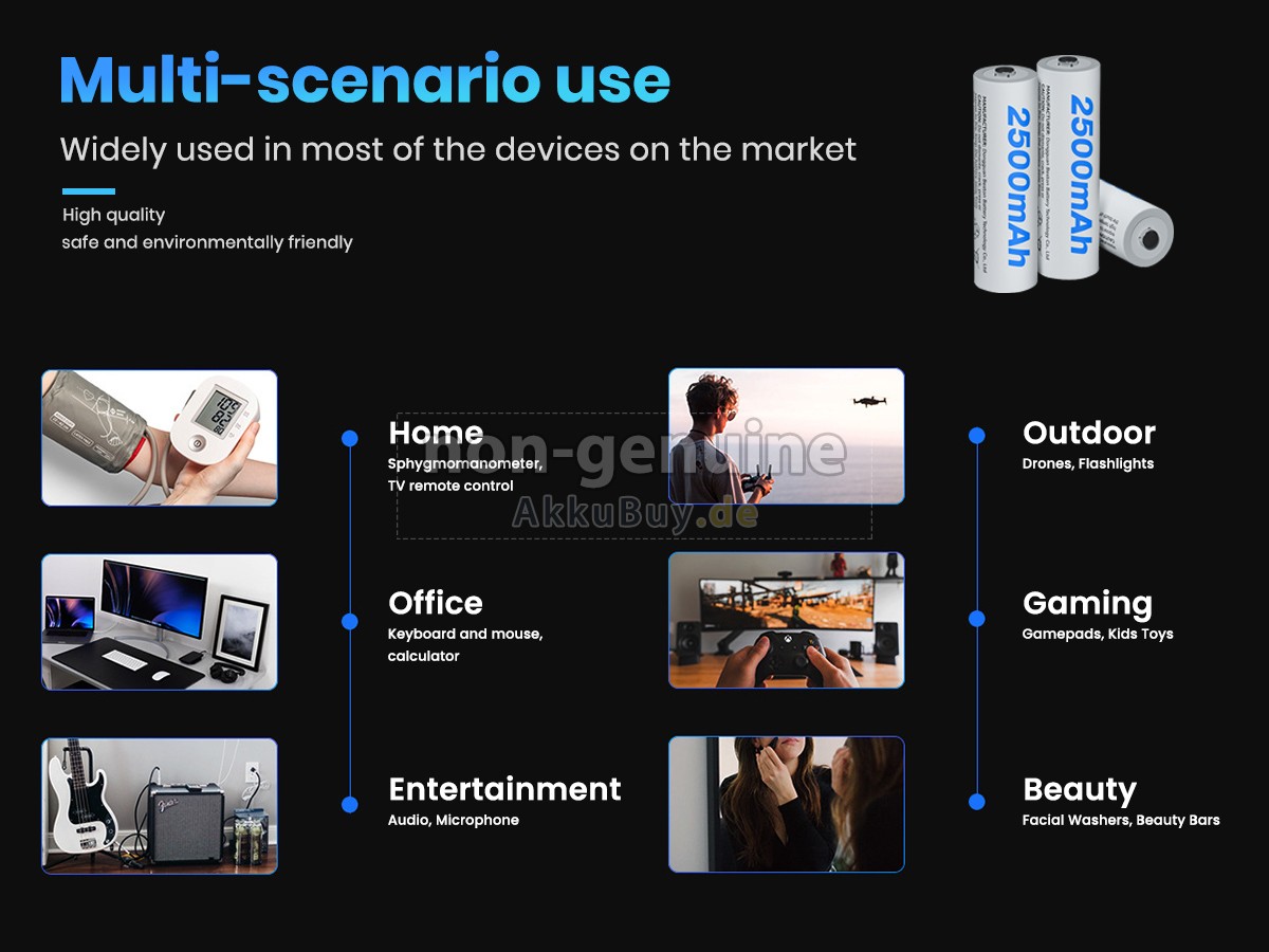 AolsteCell R6 Ersatzakku