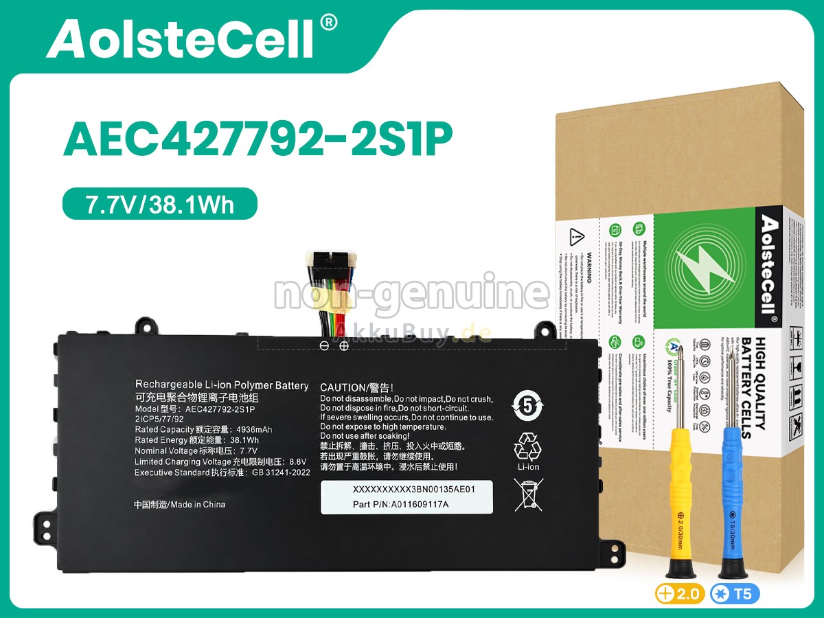 AolsteCell AEC427792-2S1P Ersatzakku
