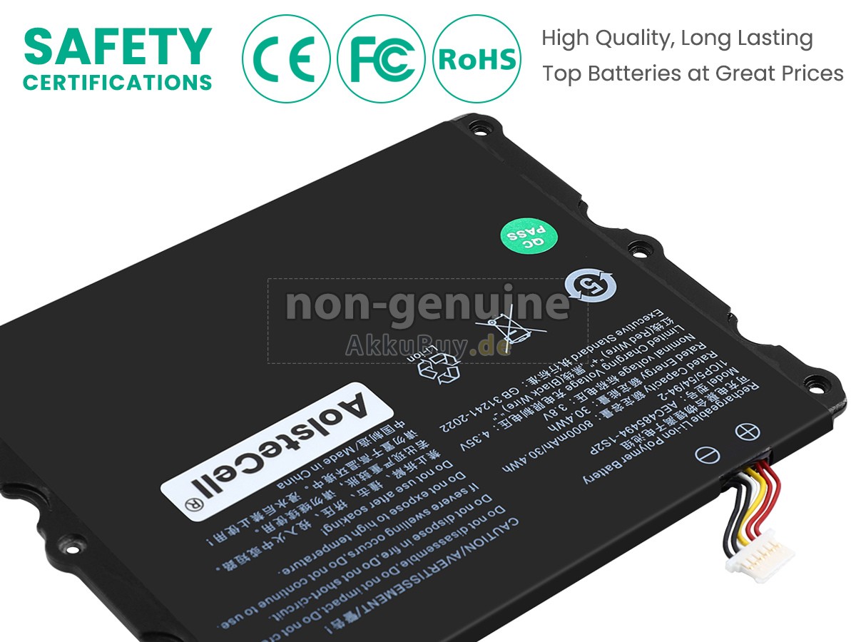 AolsteCell AEC485494-1S2P Ersatzakku
