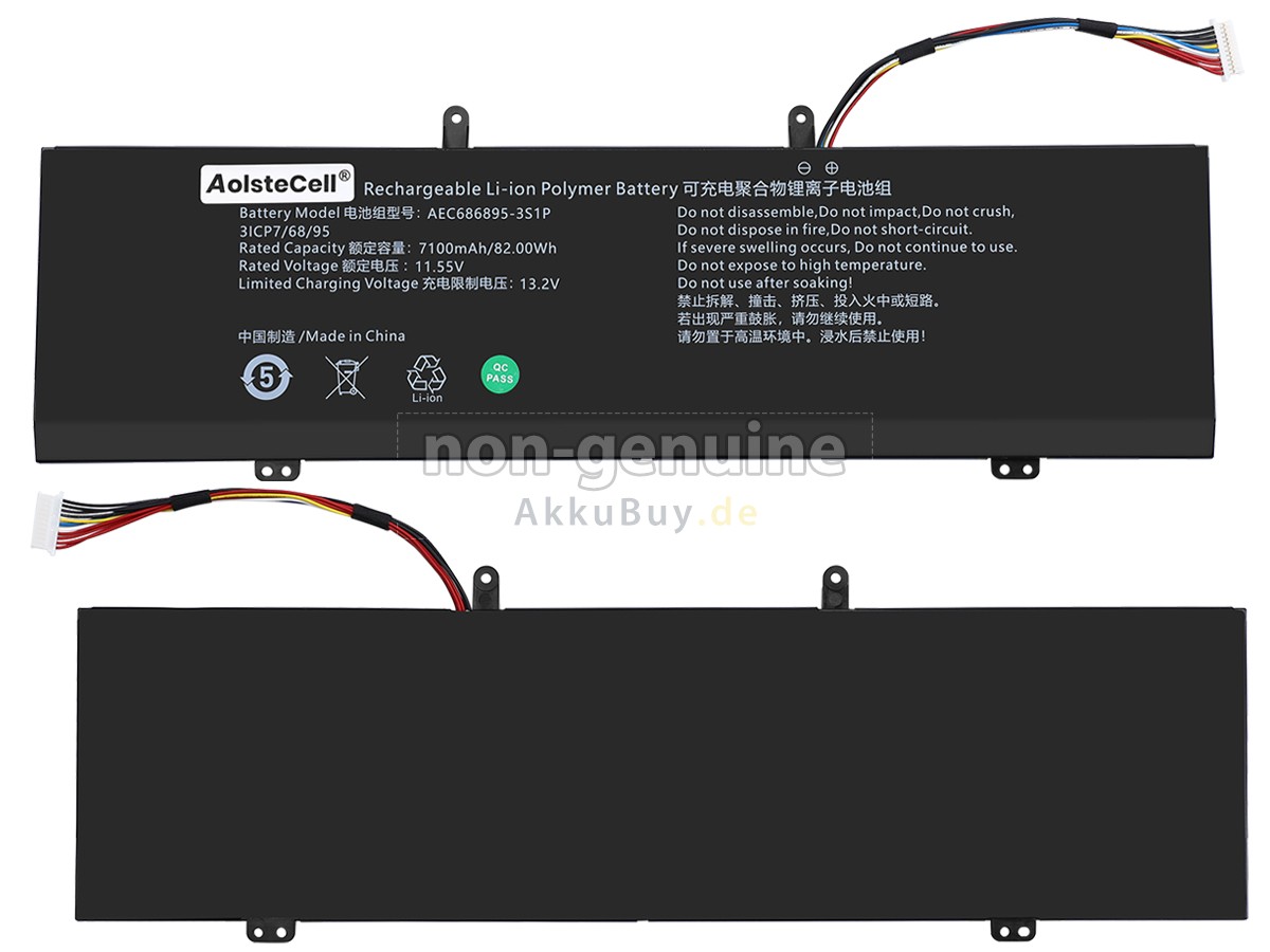 AolsteCell 686895 Ersatzakku