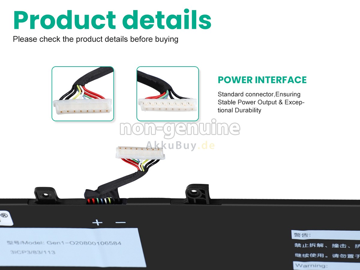 AolsteCell GEN1-O20800106584 Ersatzakku