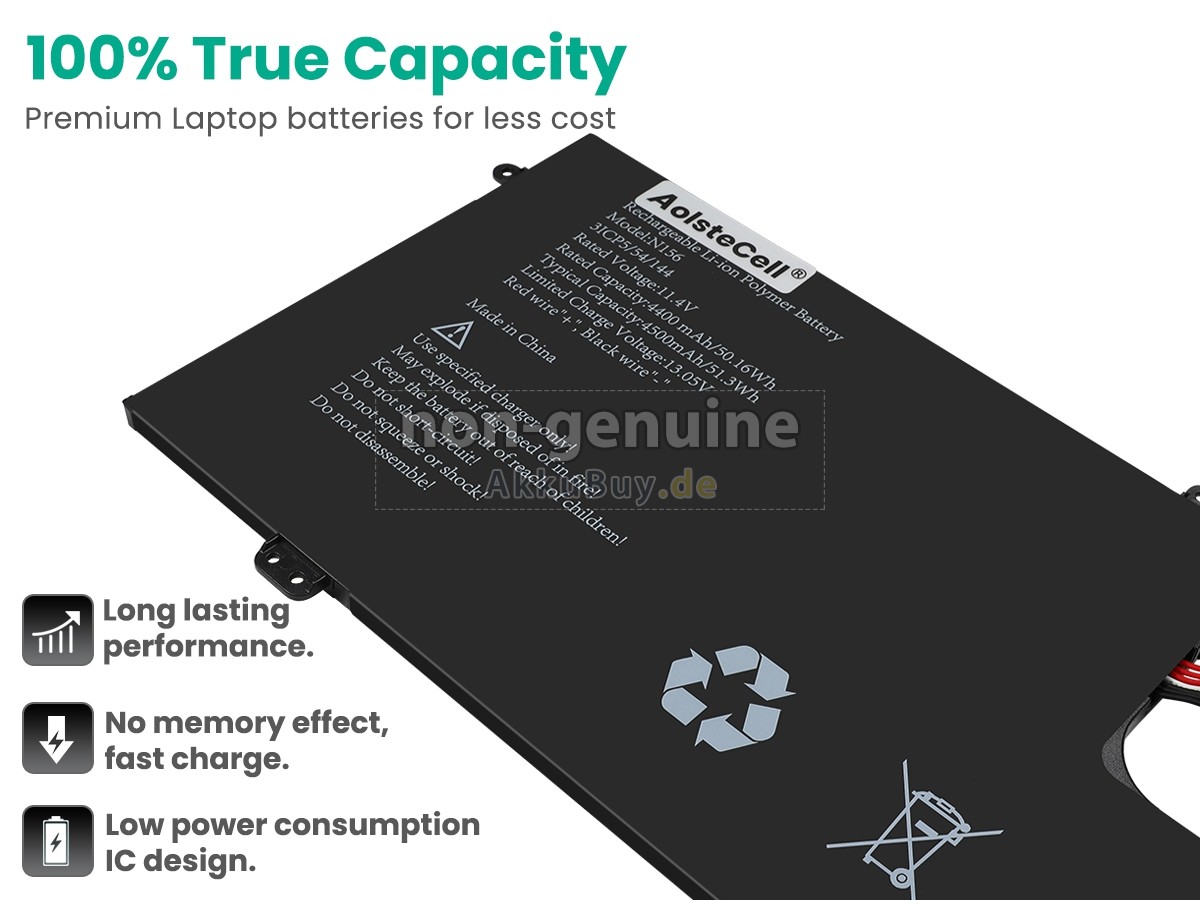 AolsteCell N156 Ersatzakku