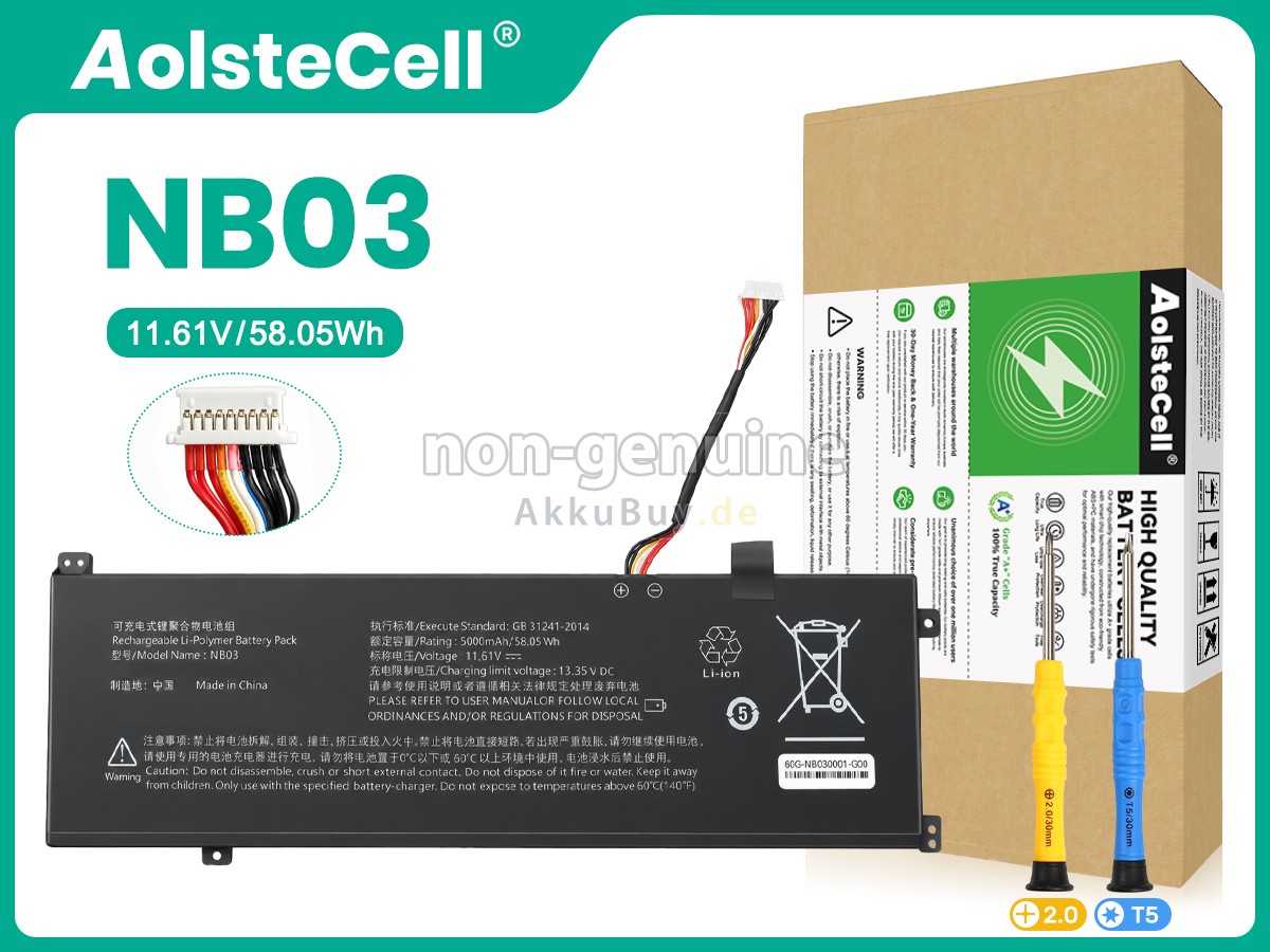 AolsteCell NB03 Ersatzakku