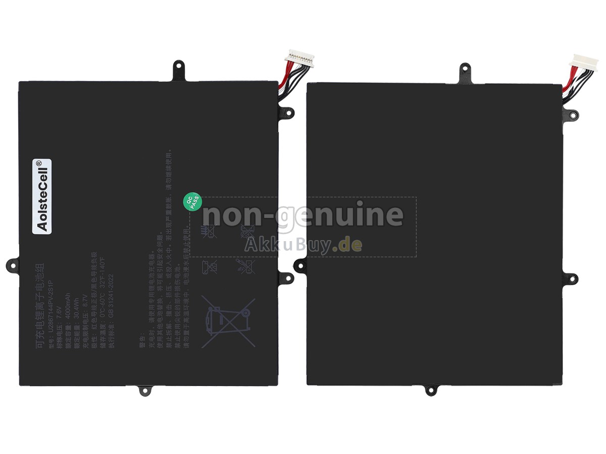 AolsteCell U2867144PV-2S1P Ersatzakku