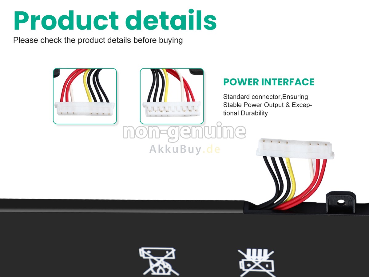 AolsteCell U4382120PV-2S1P Ersatzakku