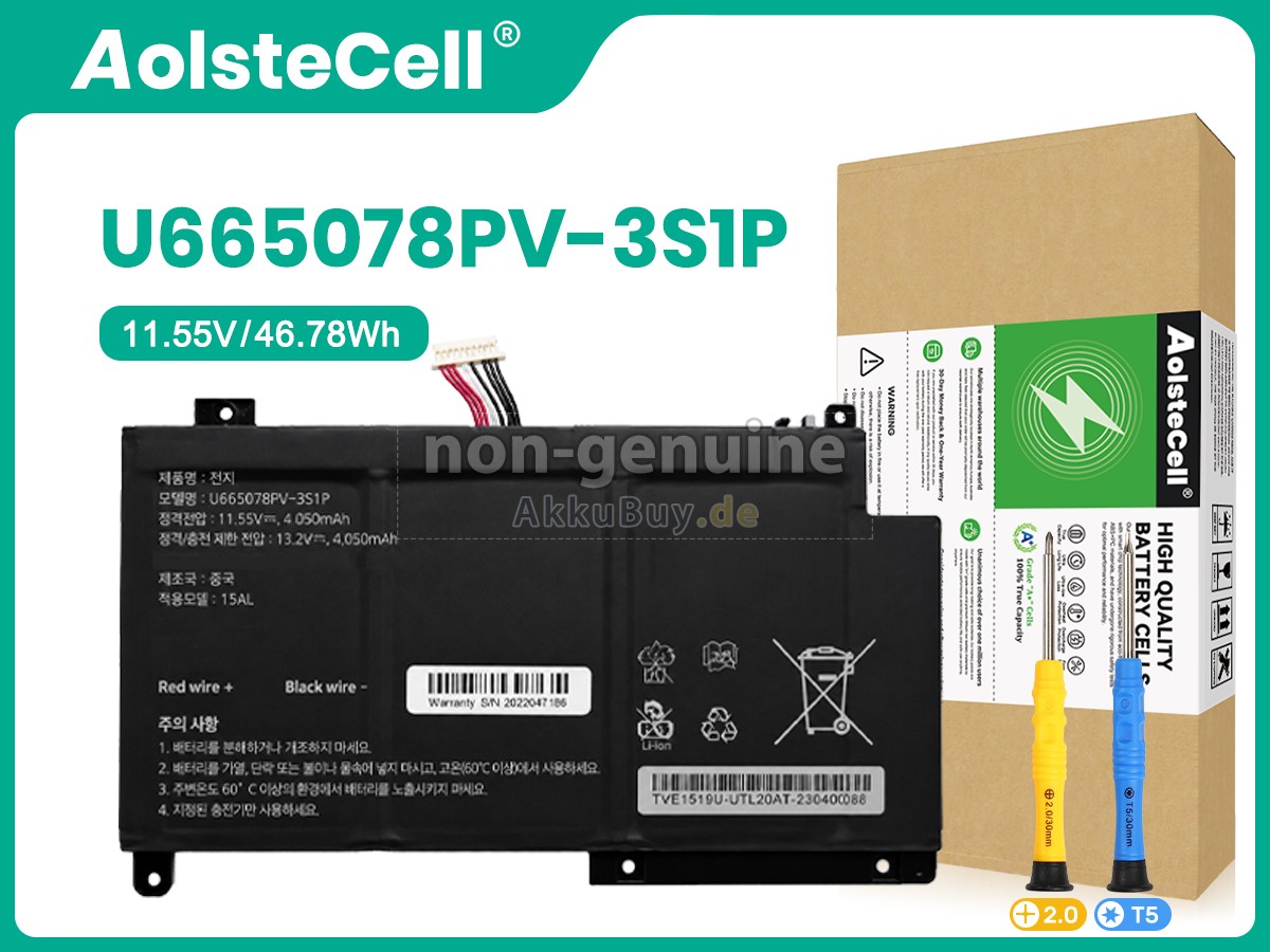 AolsteCell 655077-3S Ersatzakku