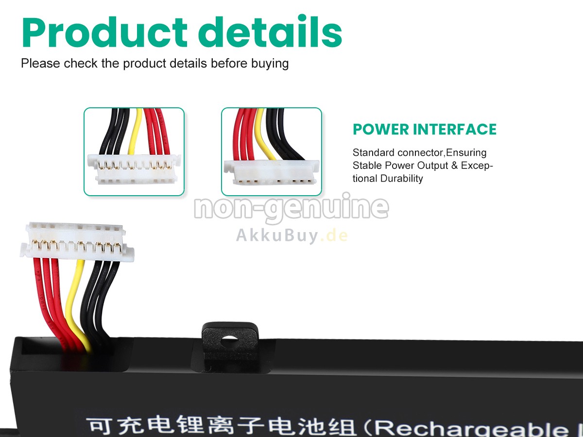 AolsteCell U6945180PV-2S1P Ersatzakku