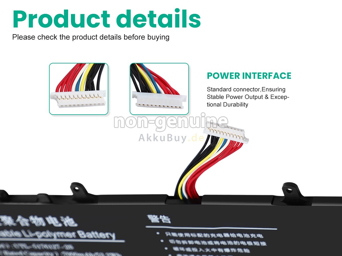 AolsteCell UTL-5176127-2S Ersatzakku