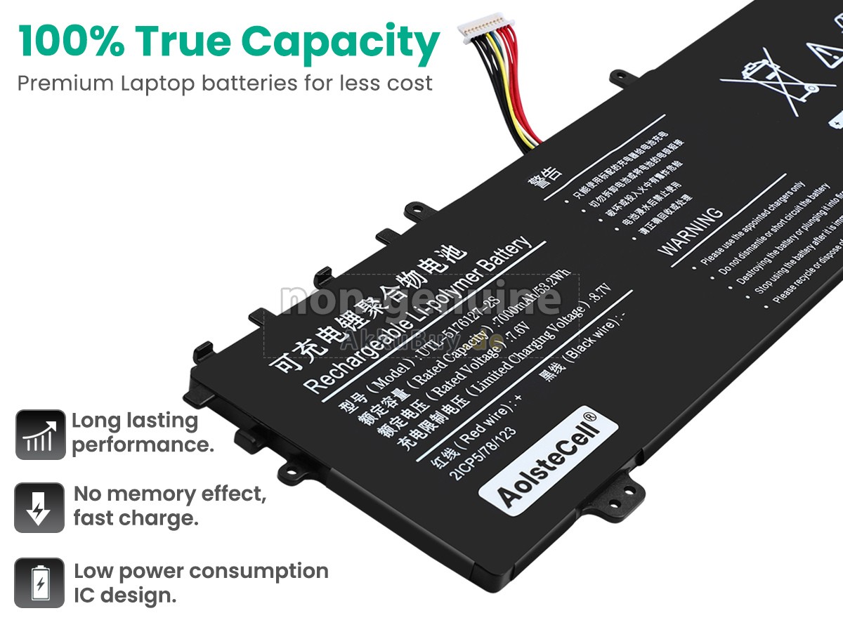 AolsteCell UTL-5176127-2S Ersatzakku