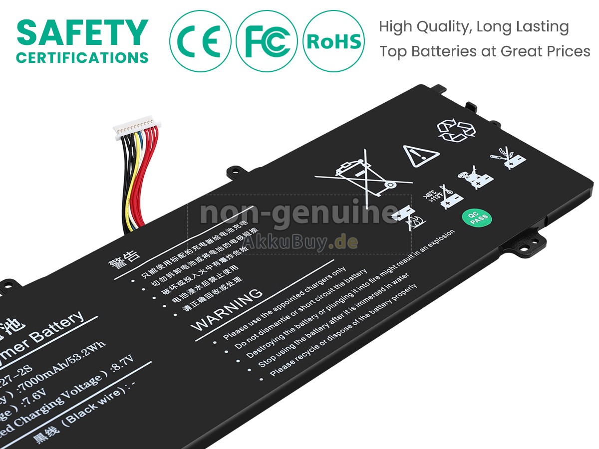 AolsteCell UTL-5176127-2S Ersatzakku