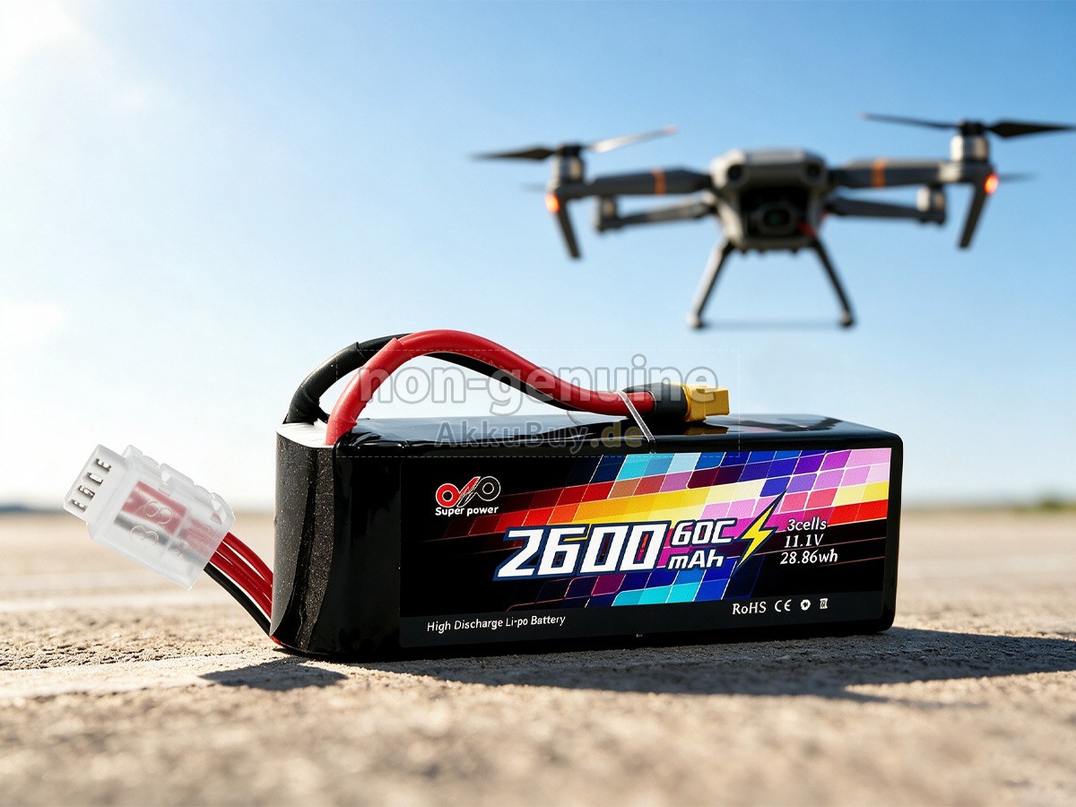 AolsteCell 11.1V 2600MAH 60C XT60 Ersatzakku