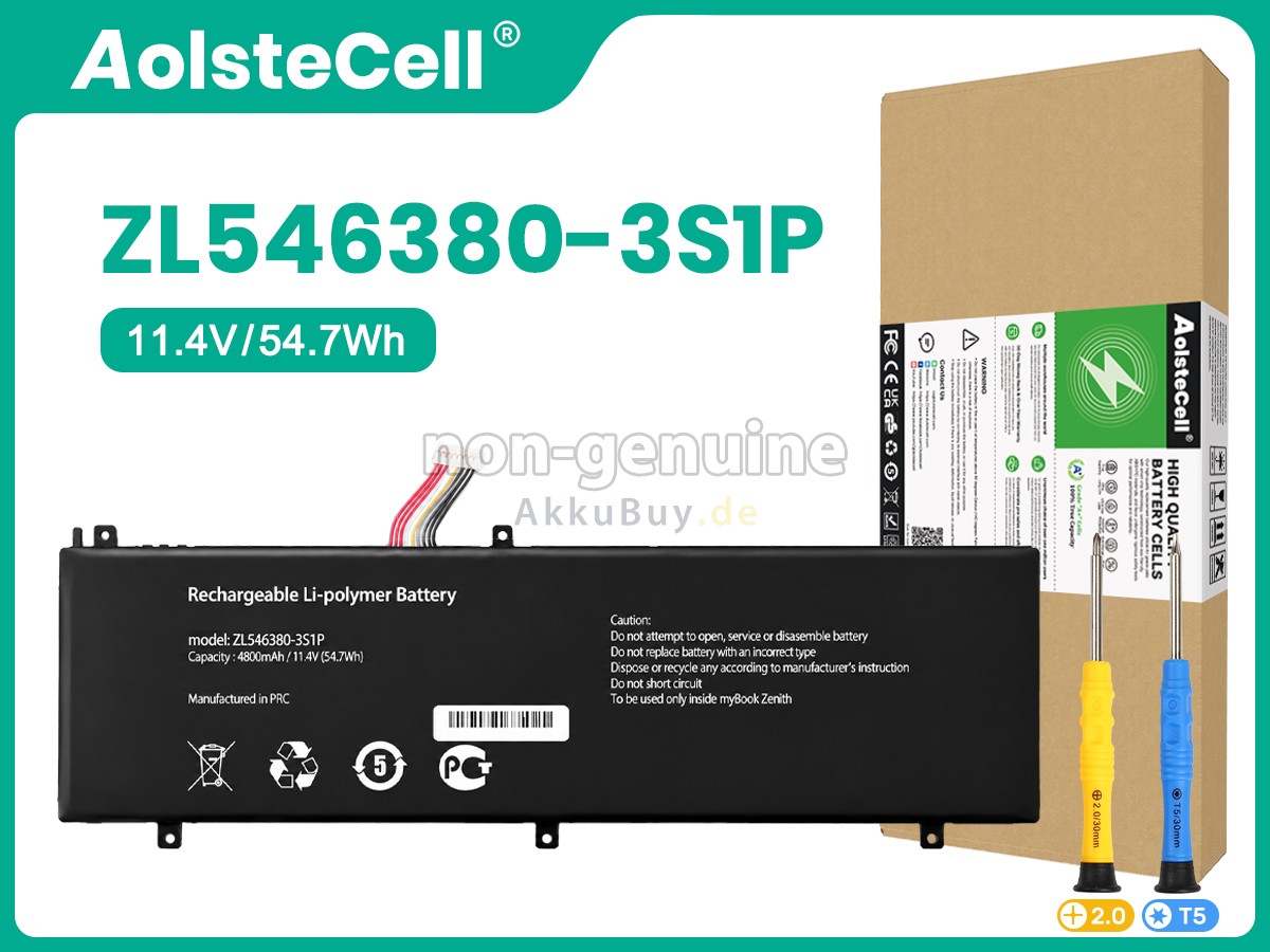 AolsteCell ZL546380-3S1P Ersatzakku