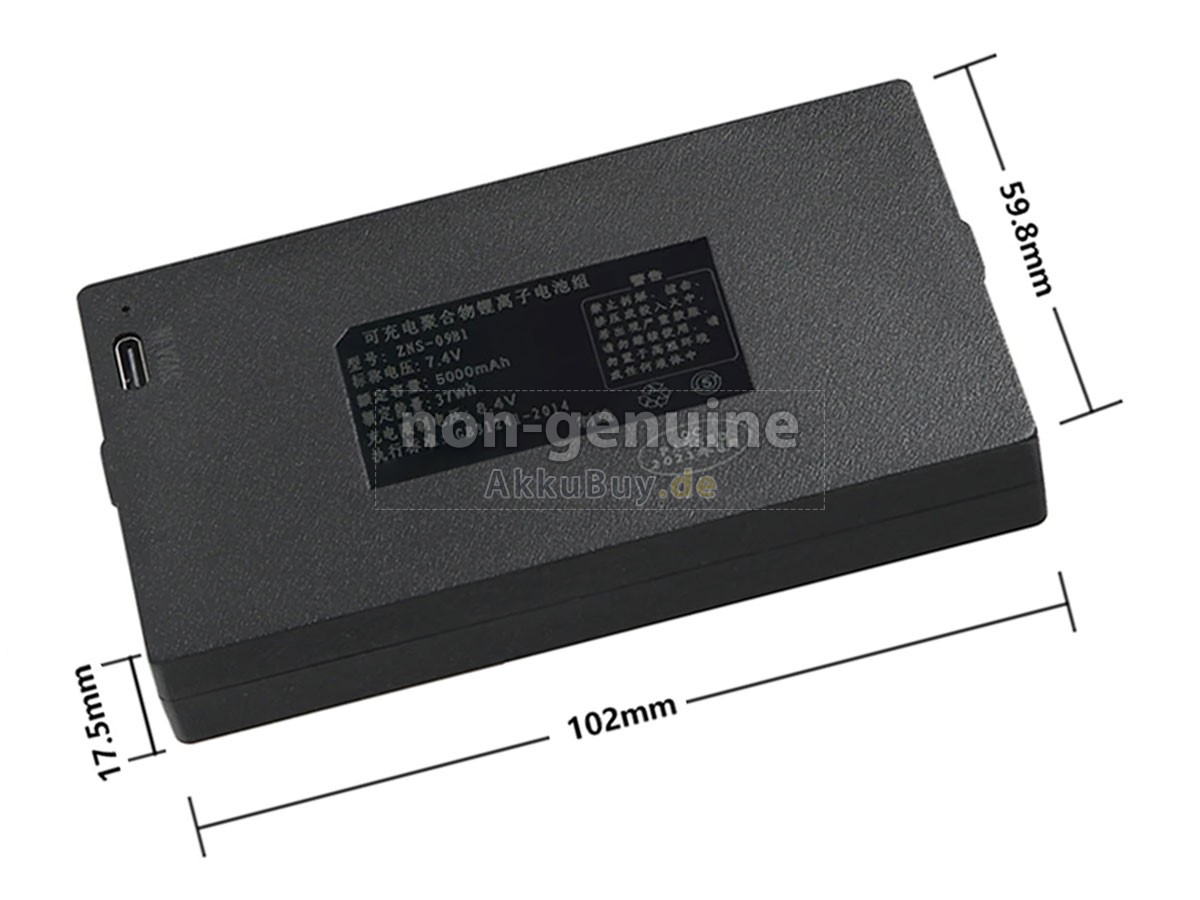 AolsteCell HZ-ZWS-001 Ersatzakku