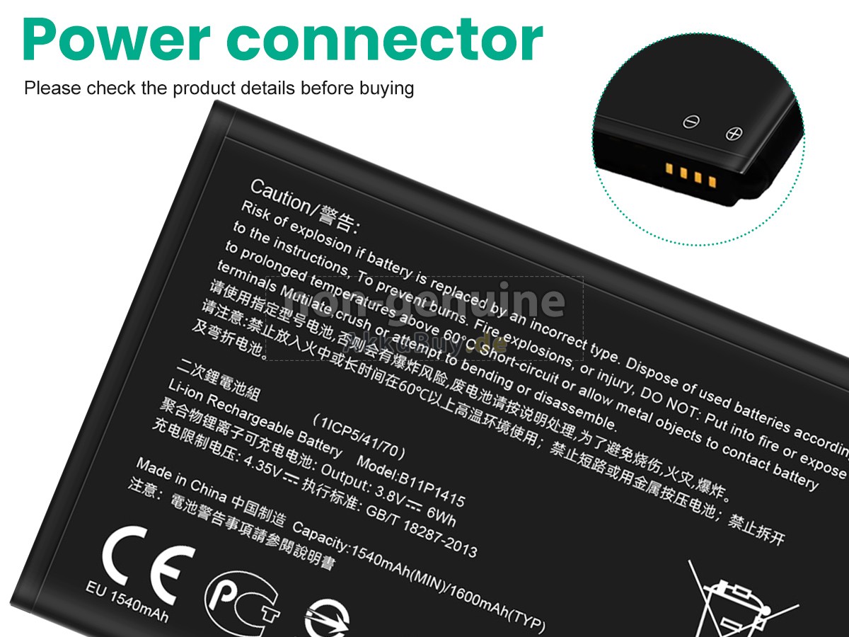 Asus ZC451TG Ersatzakku