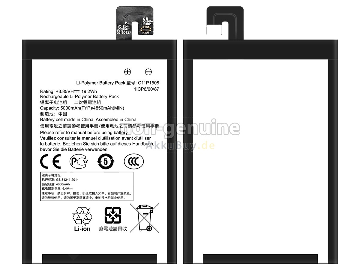Asus C11P1508 Ersatzakku