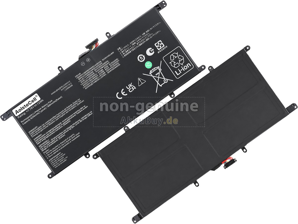 Asus 0B200-04570100 Ersatzakku