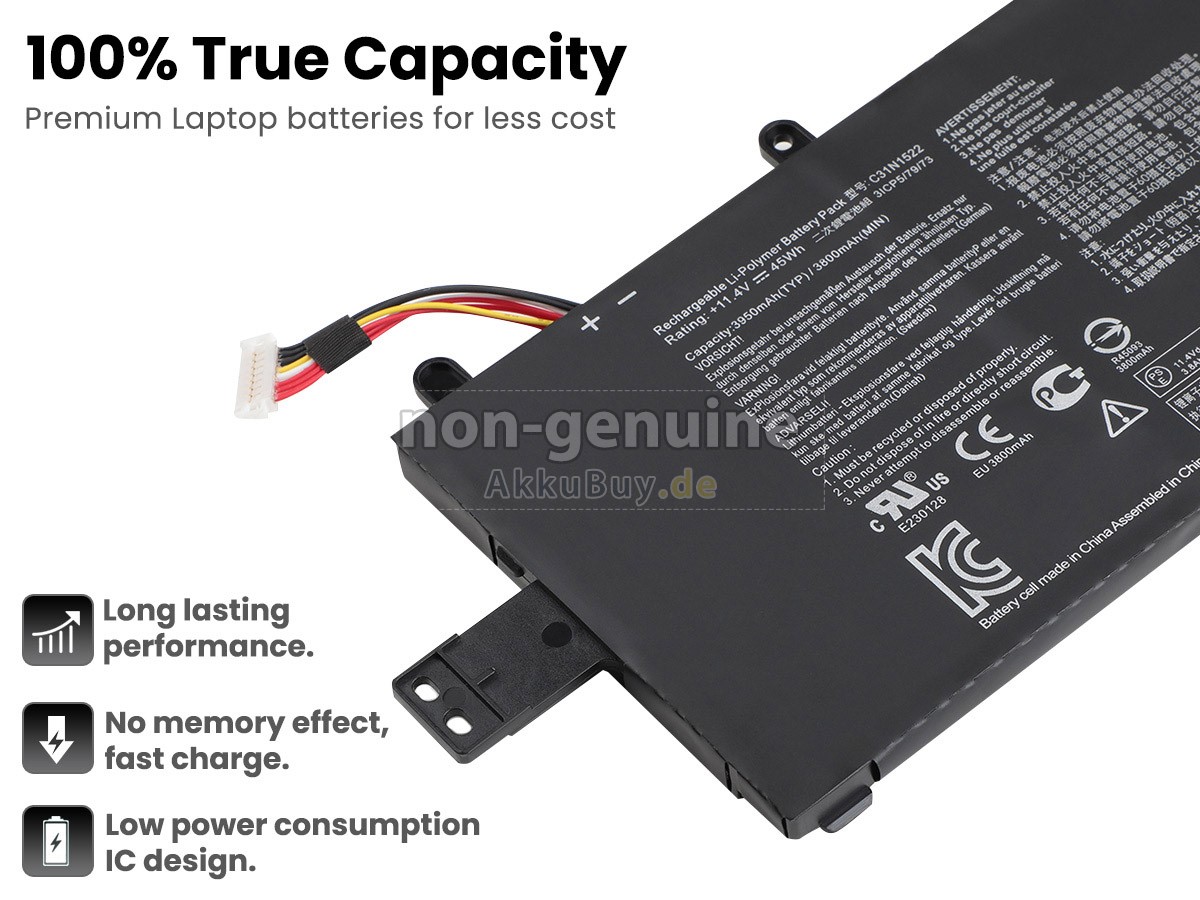 Asus 0B200-01880000 Ersatzakku