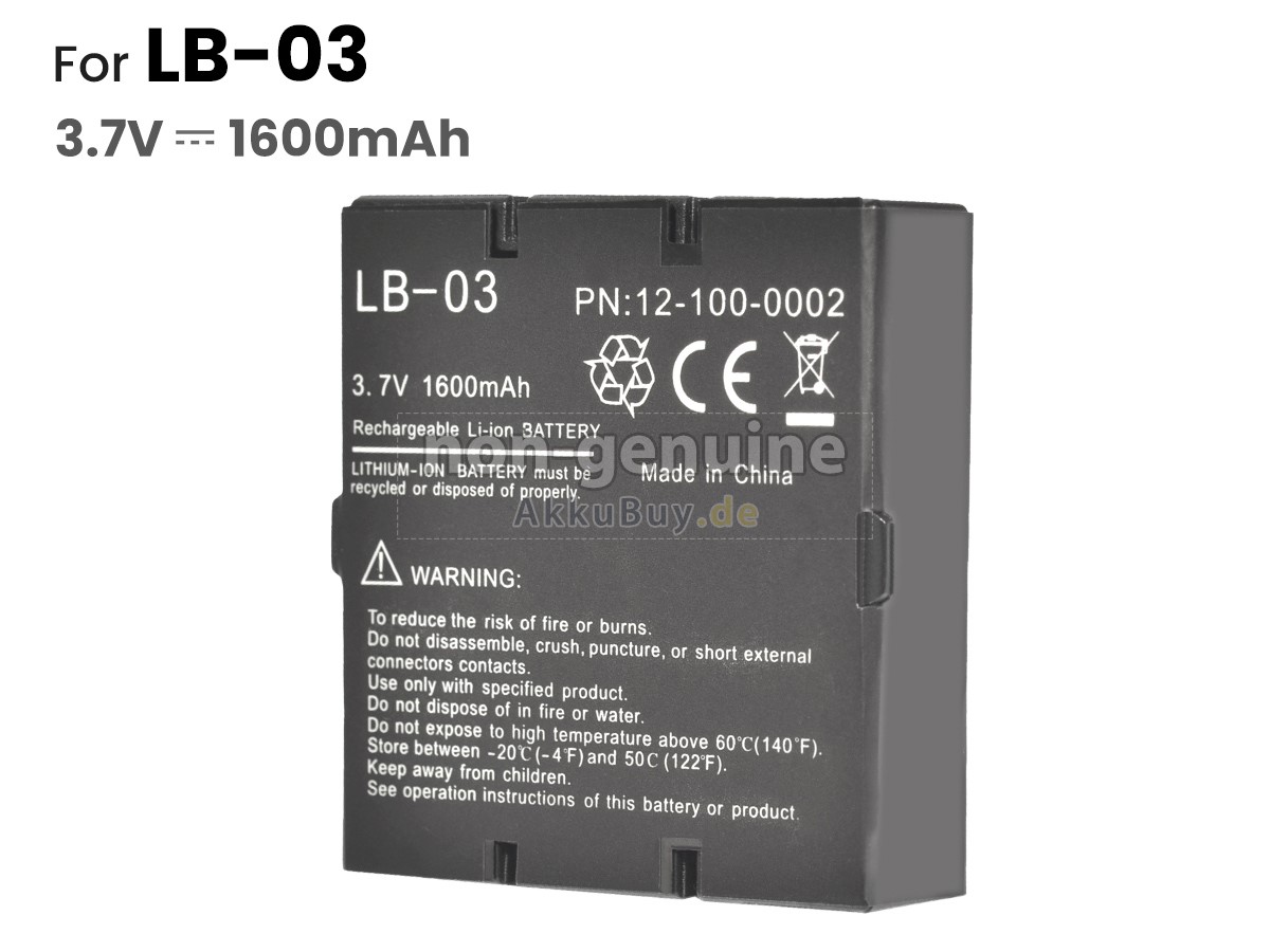 Biolight 12-100-0002 Ersatzakku