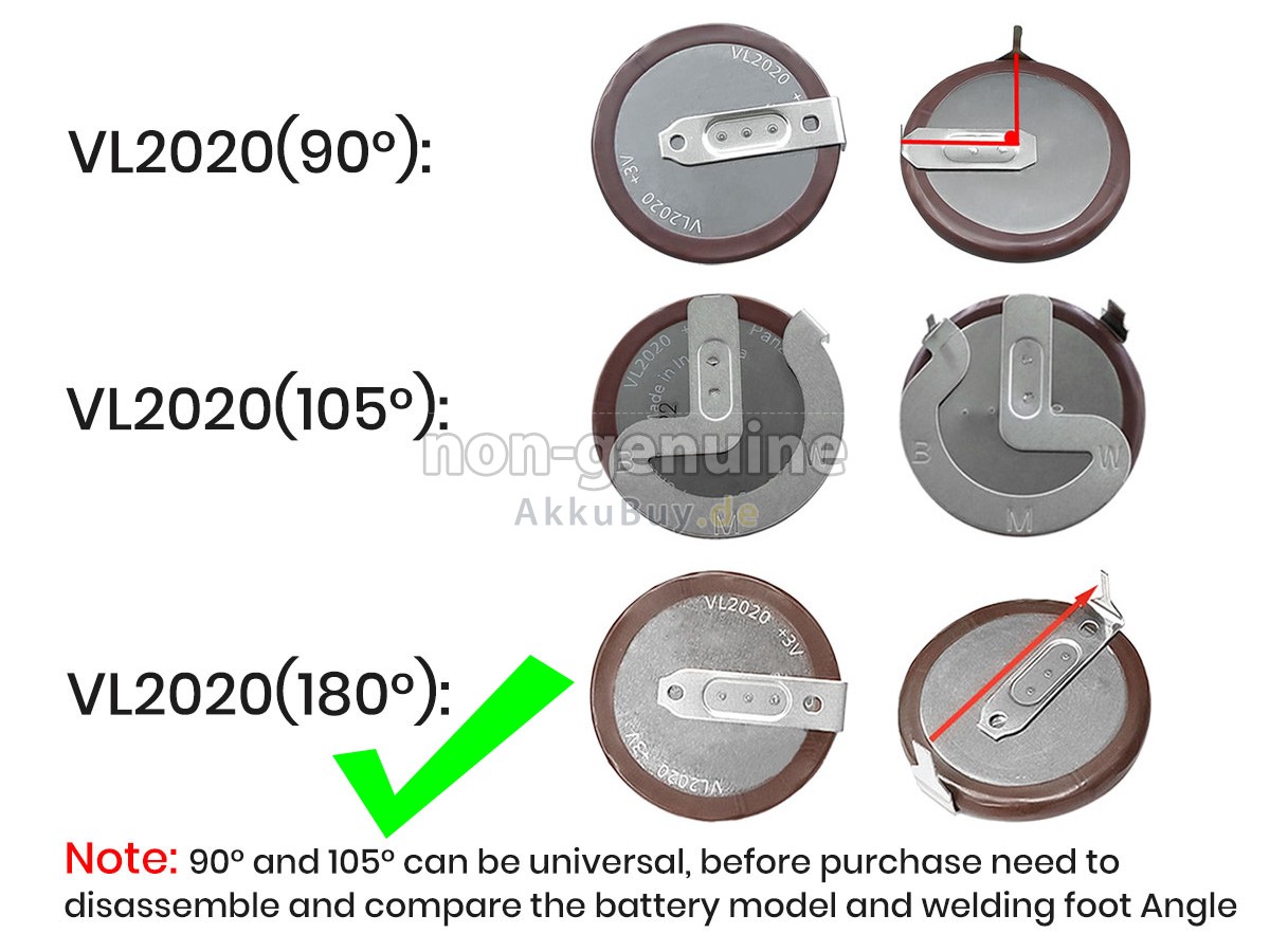BMW VL2020-180 Ersatzakku