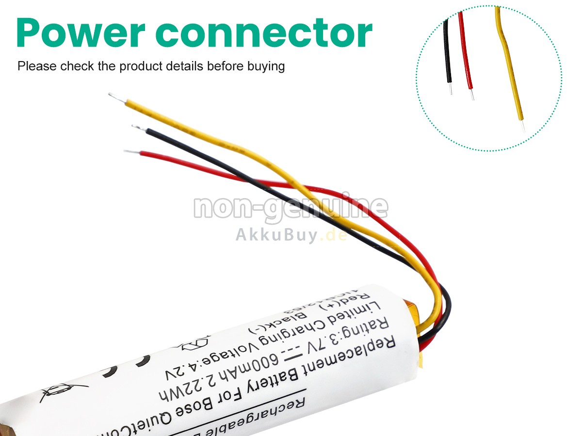 Bose QC45 Ersatzakku