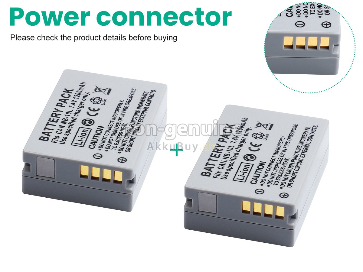 Canon POWERSHOT G1X Ersatzakku