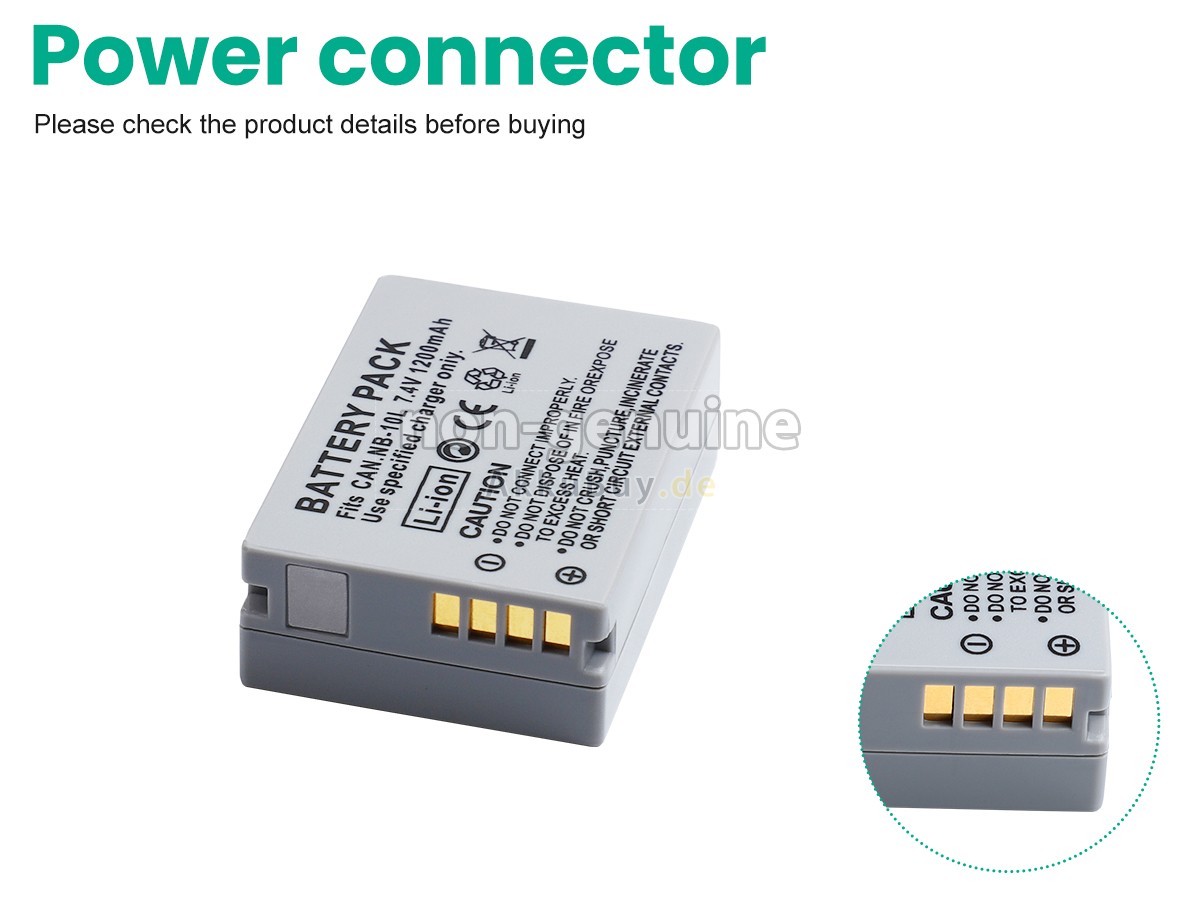 Canon POWERSHOT G1X Ersatzakku