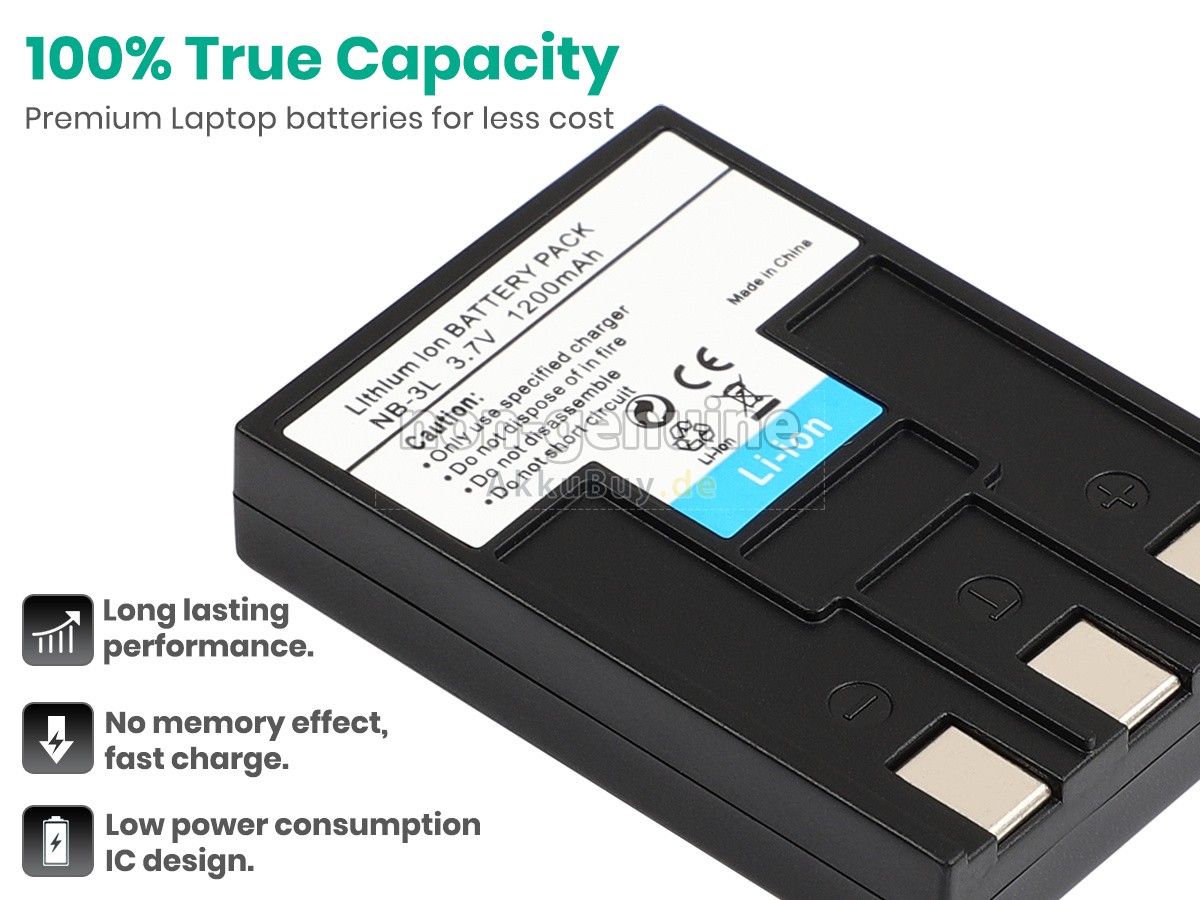 Canon DIGITAL IXUS II Ersatzakku