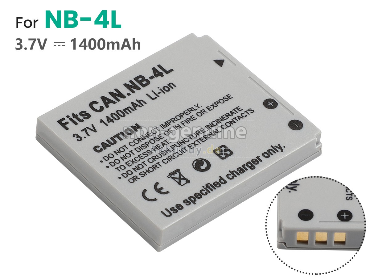 Canon DIGITAL IXUS WIRELESS Ersatzakku